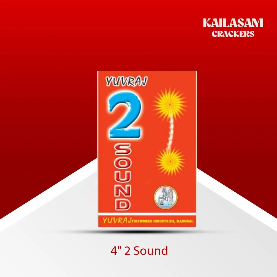4" Two Sound Crackers / 4" டபுள் சவுண்ட் வெடி