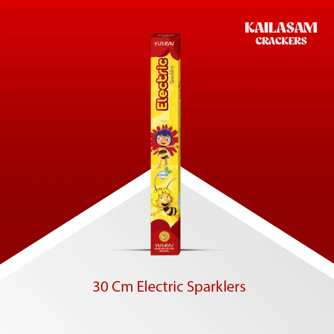 30 Cm Electric Sparklers (10 Pcs) / 30 செ.மீ. எலக்ட்ரிக் மத்தாப்பு