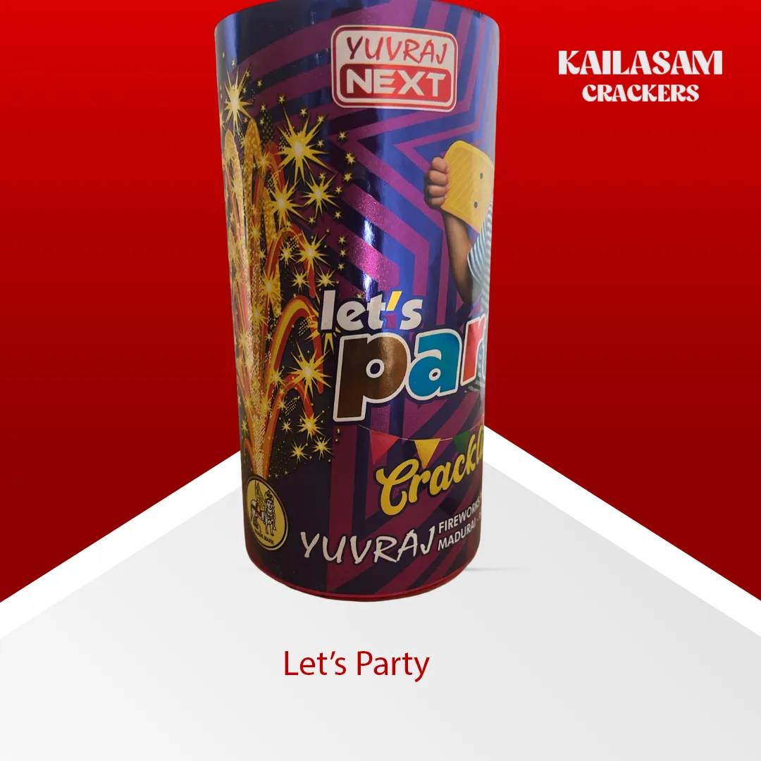 Let's Party Green ,Red & Crackling / லெட்ஸ் பார்ட்டி பச்சை,சிவப்புரூக்ராக்ளிங் கலர்ஸ்