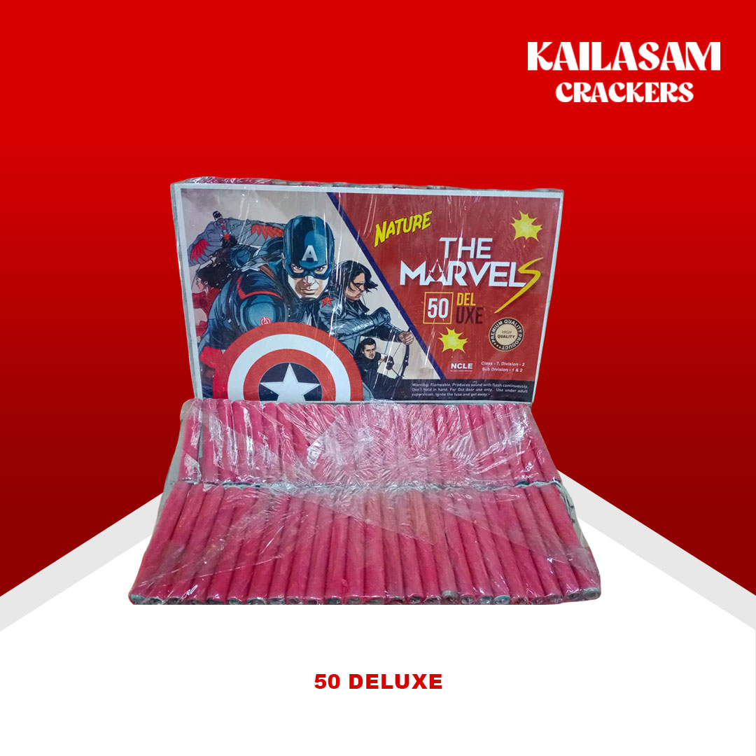 50 Deluxe Crackers (2.75 " Sheel)/ 50 டீலக்ஸ் சரவெடி